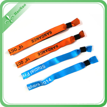Sublimated Colorful Design Fabric Wristbands for Musical Event